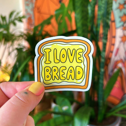 Sticker I love Bread