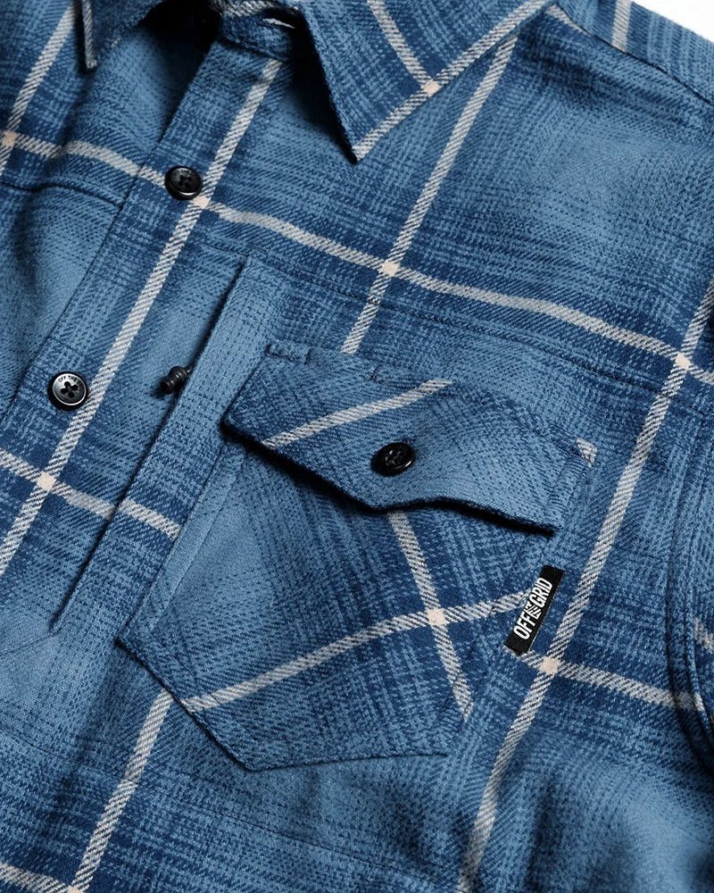 Destroyer Flannel - Pale Blue