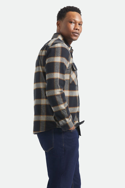 Bowery Flannel - Black/Cream