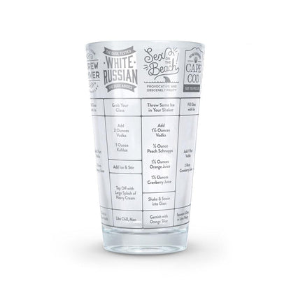 Fred Good Measure Whiskey Recipe Glass