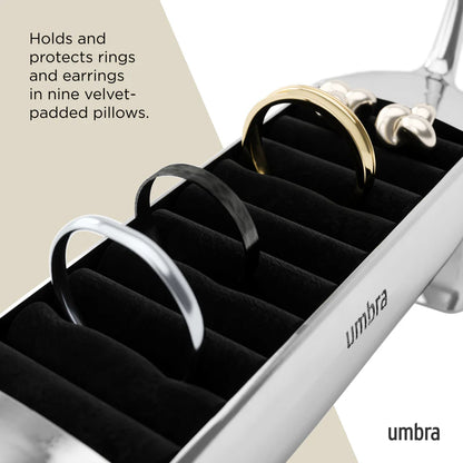 Dachsie Ring Holder - Chrome