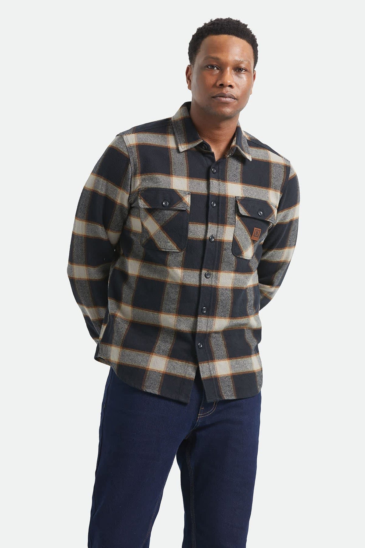Bowery Flannel - Black/Cream