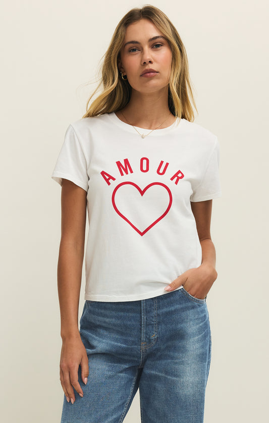 Amour Tourist Tee - Sea Salt