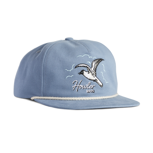 Unstructured Snapback Hat : Seagulls : Slate