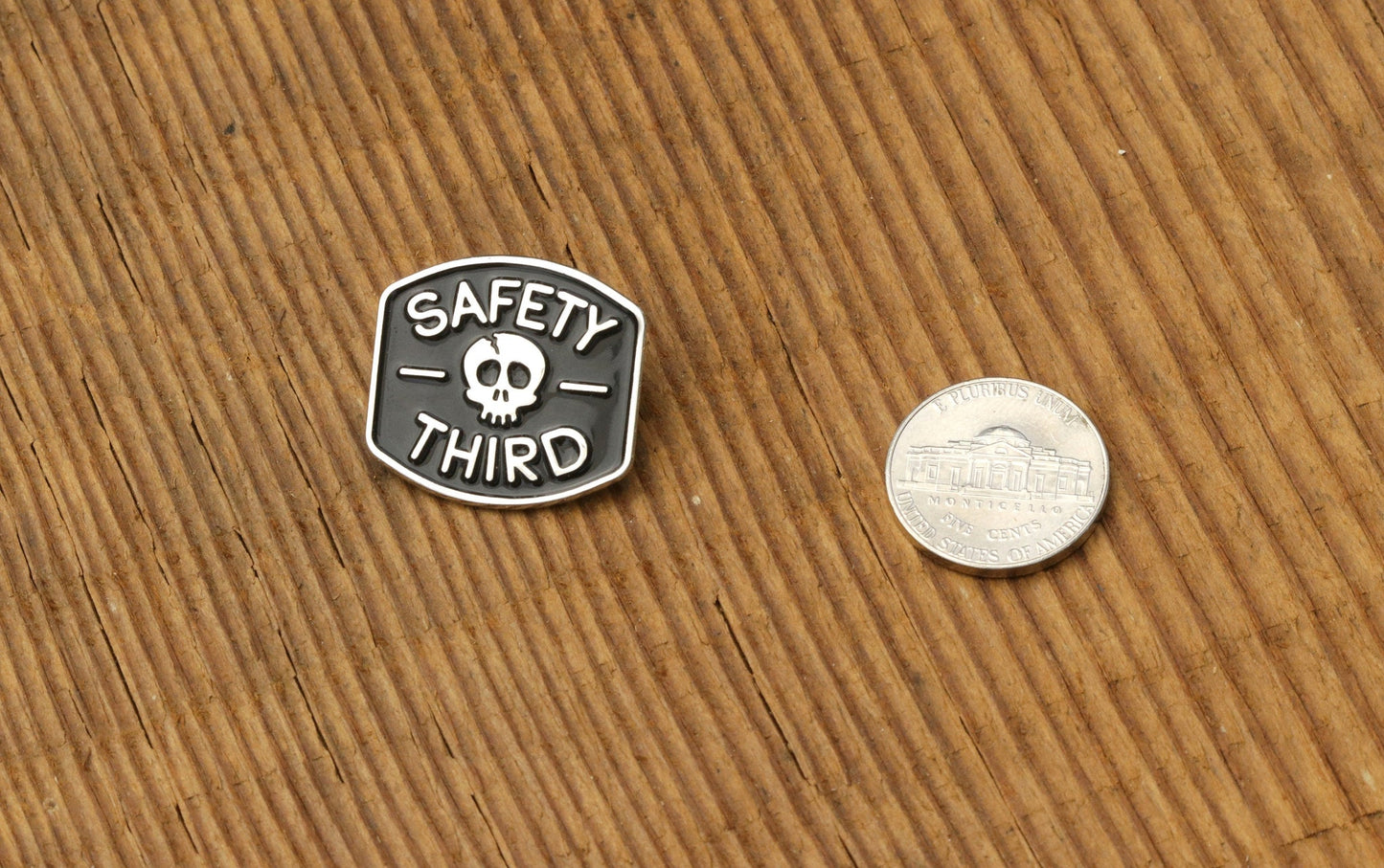 Safety 3rd Enamel Pin