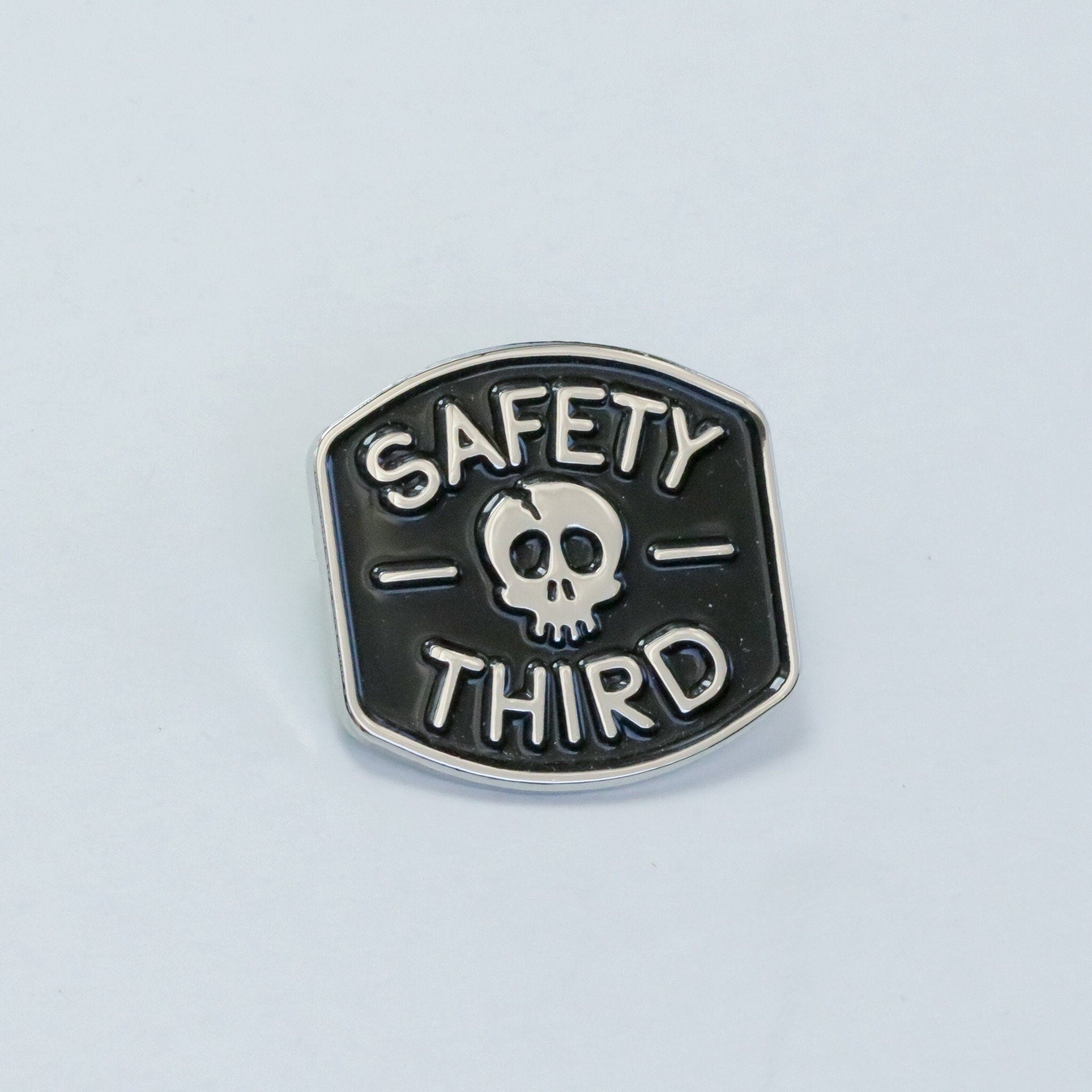 Safety 3rd Enamel Pin – Blue Seven