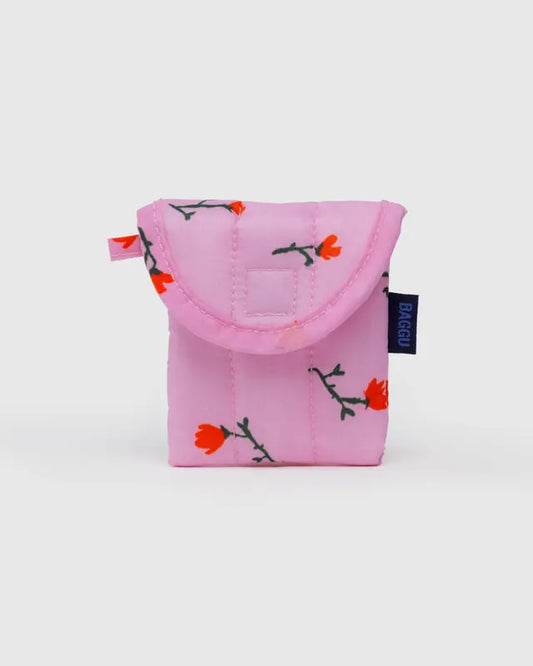 Puffy Earbuds Case - Painted Wildflower