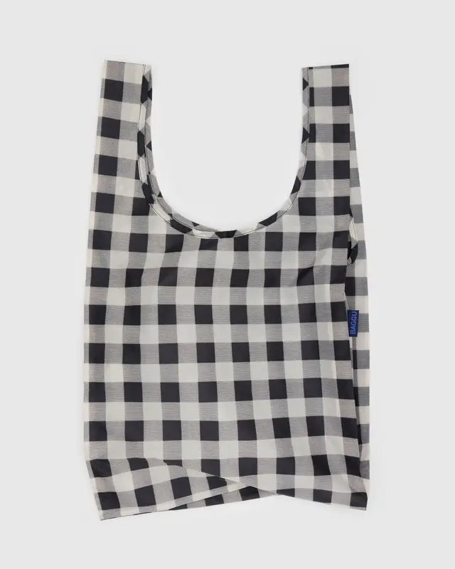 Standard Baggu - Black & White Big Check