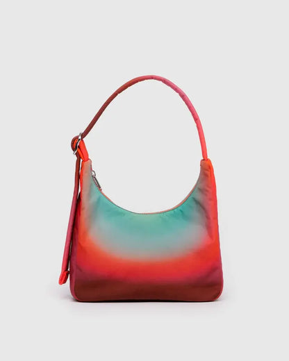 Mini Nylon Shoulder Bag -  Rain