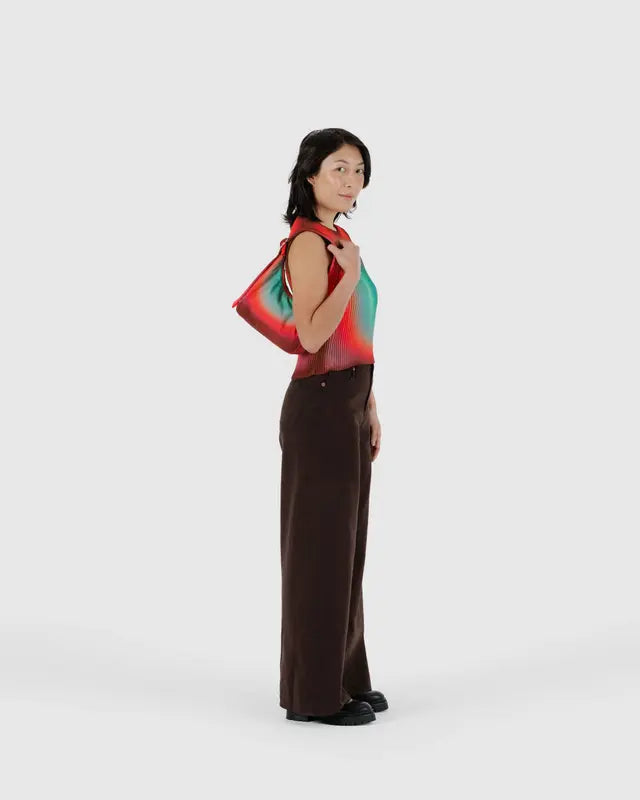 Mini Nylon Shoulder Bag -  Rain