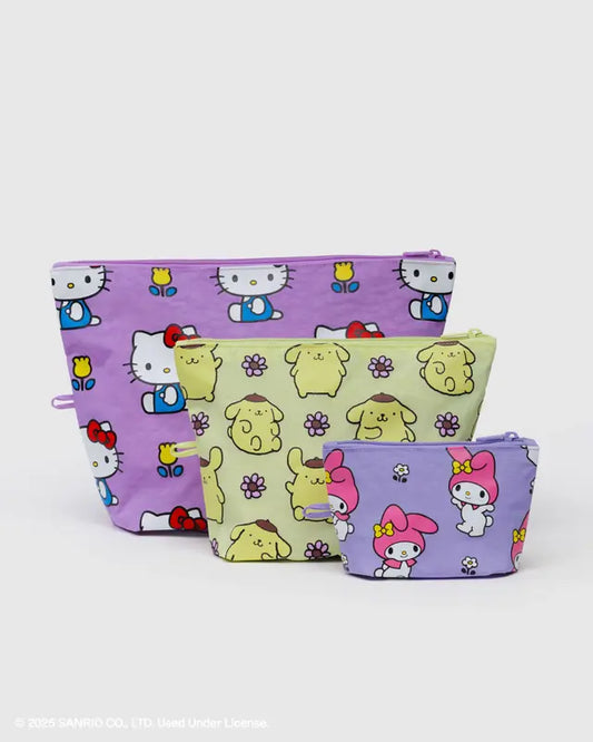 Go Pouch Set - Hello Kitty & Friends Florals