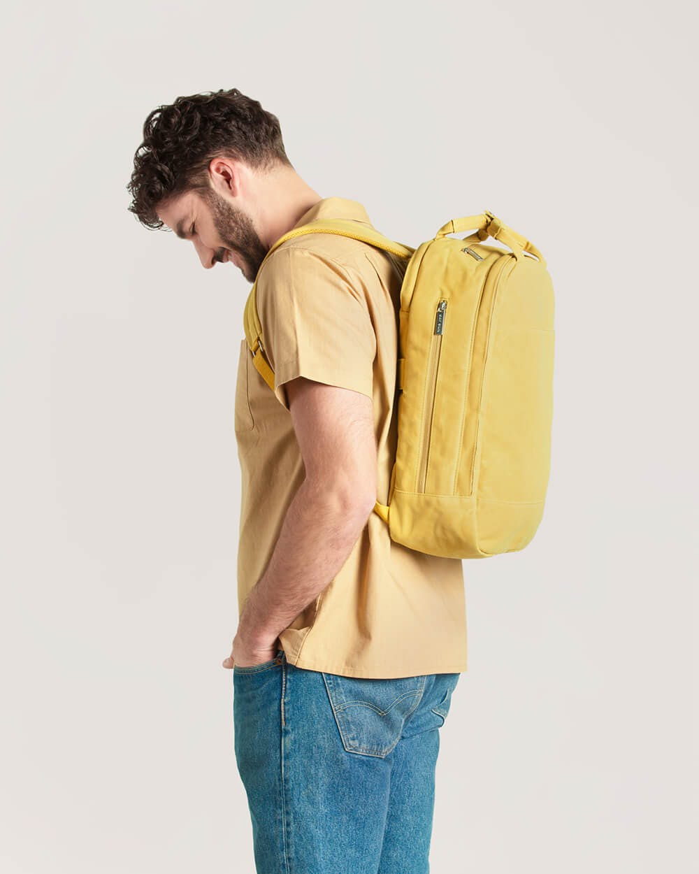 The Backpack - Mustard Yellow