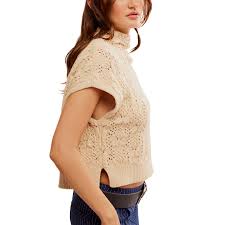 Vickie Mock Neck Sweater - Macadamia