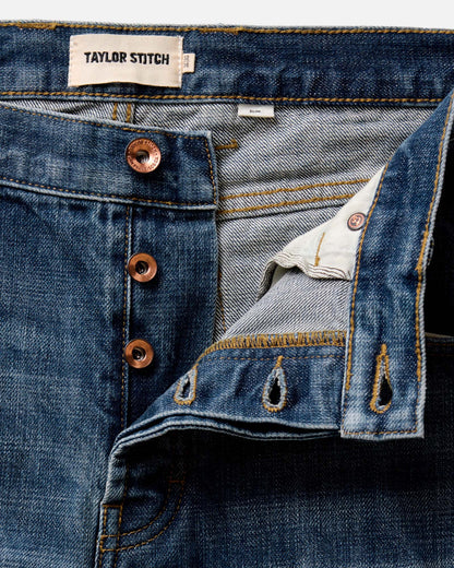 The Slim Jean - Mid Wash Organic Selvedge