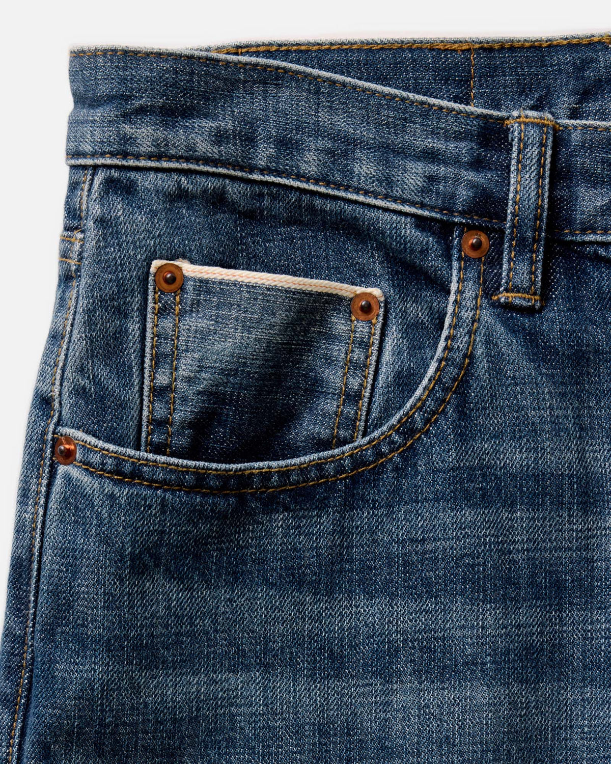 The Slim Jean - Mid Wash Organic Selvedge