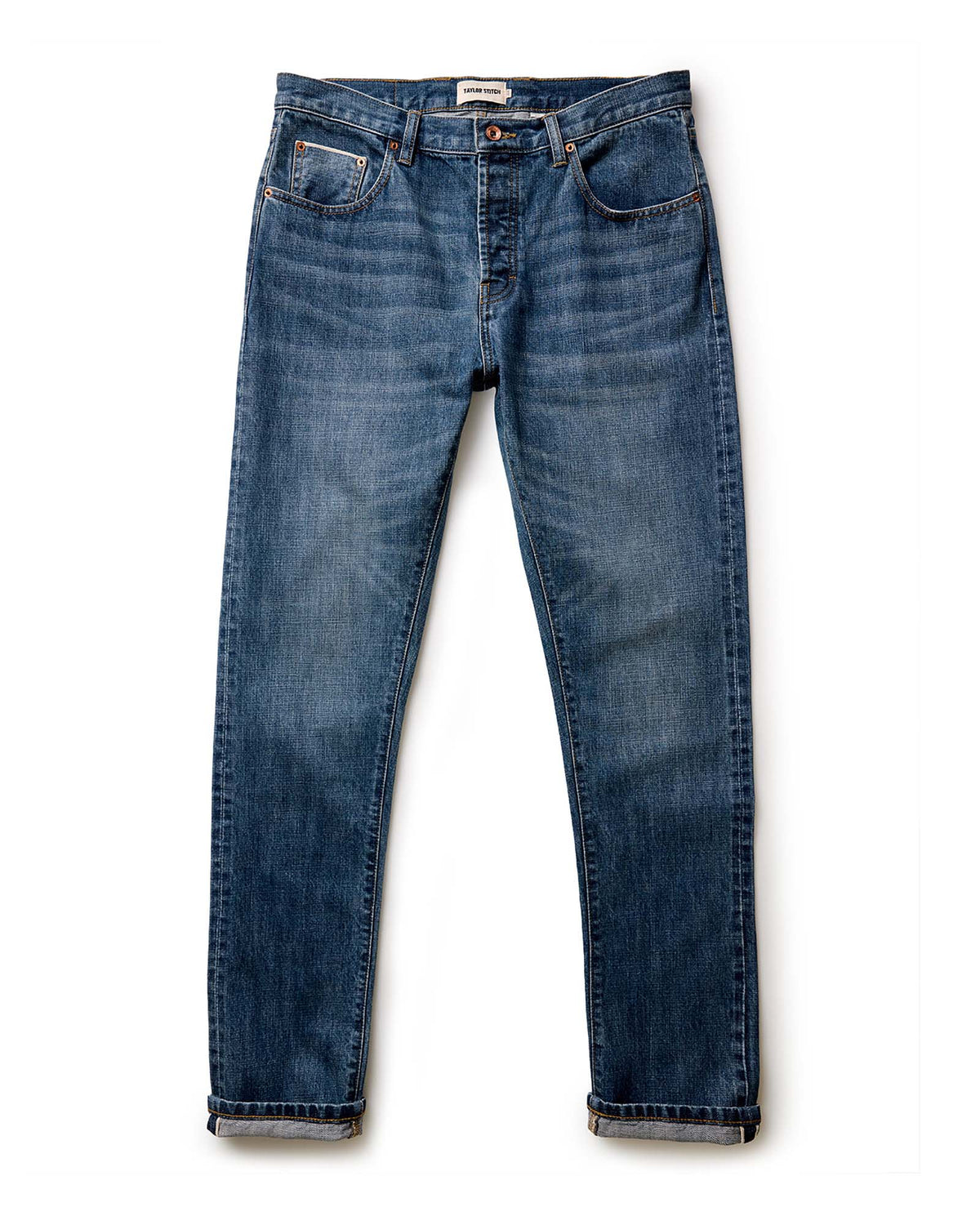The Slim Jean - Mid Wash Organic Selvedge