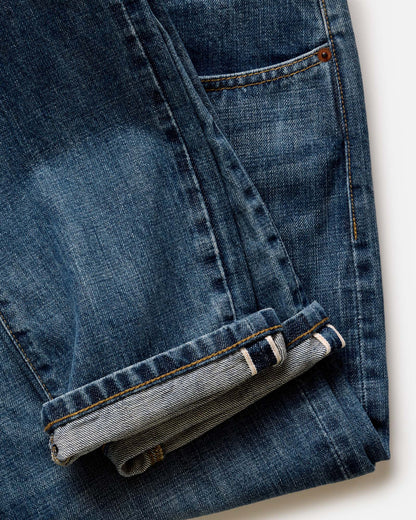 The Slim Jean - Mid Wash Organic Selvedge