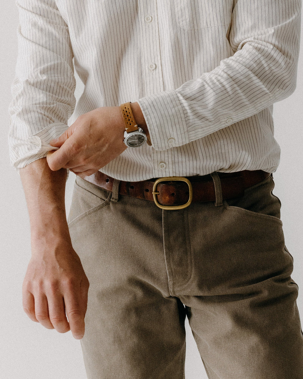 The Camp Pant - Stone Chipped Canvas