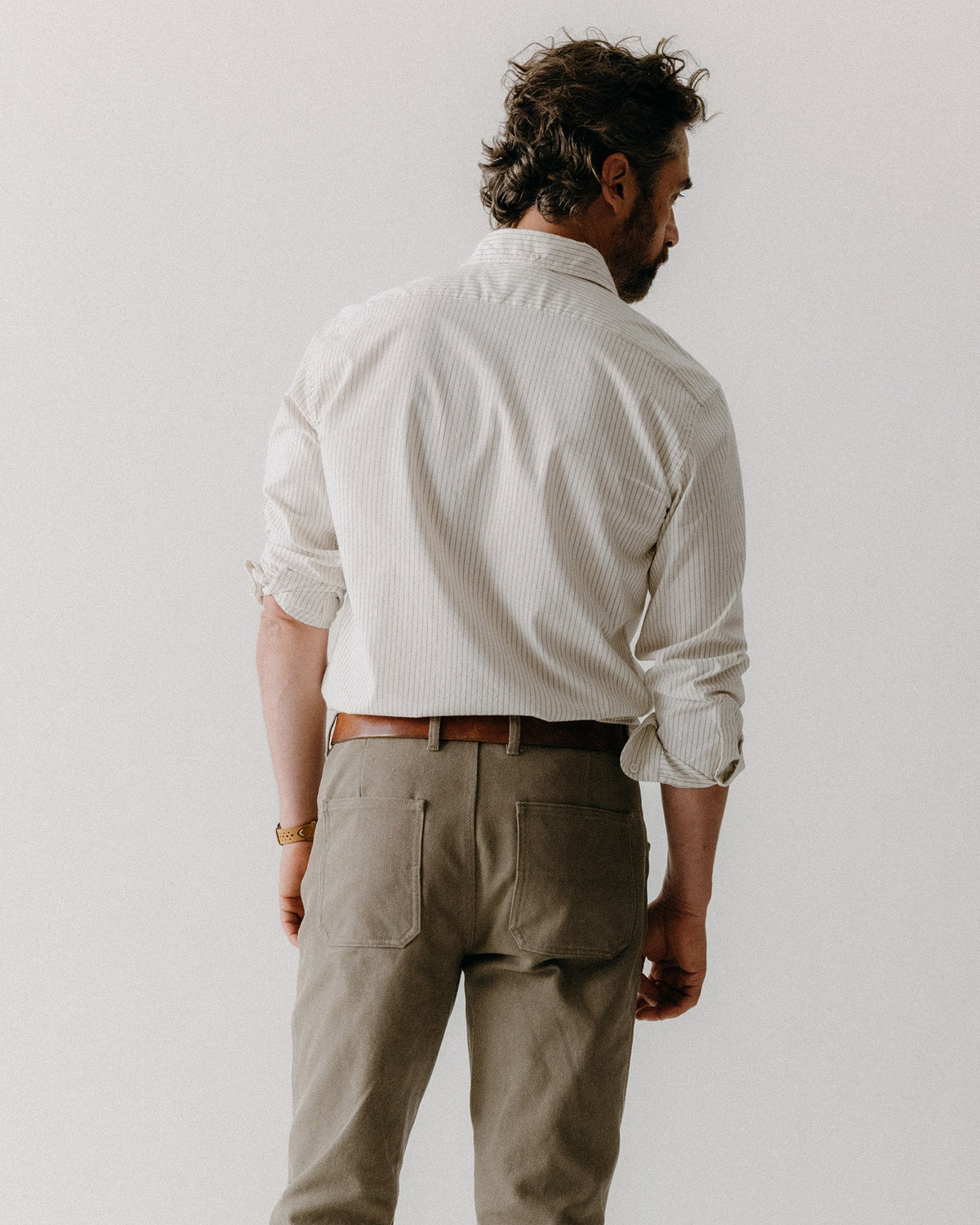 The Camp Pant - Stone Chipped Canvas