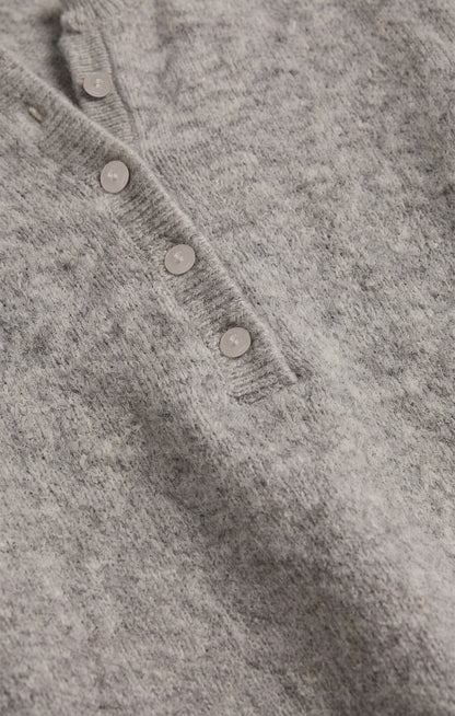 Westmont Henley Sweater - Classic Heather Grey