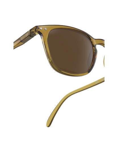 #E Sunglasses - Golden Green