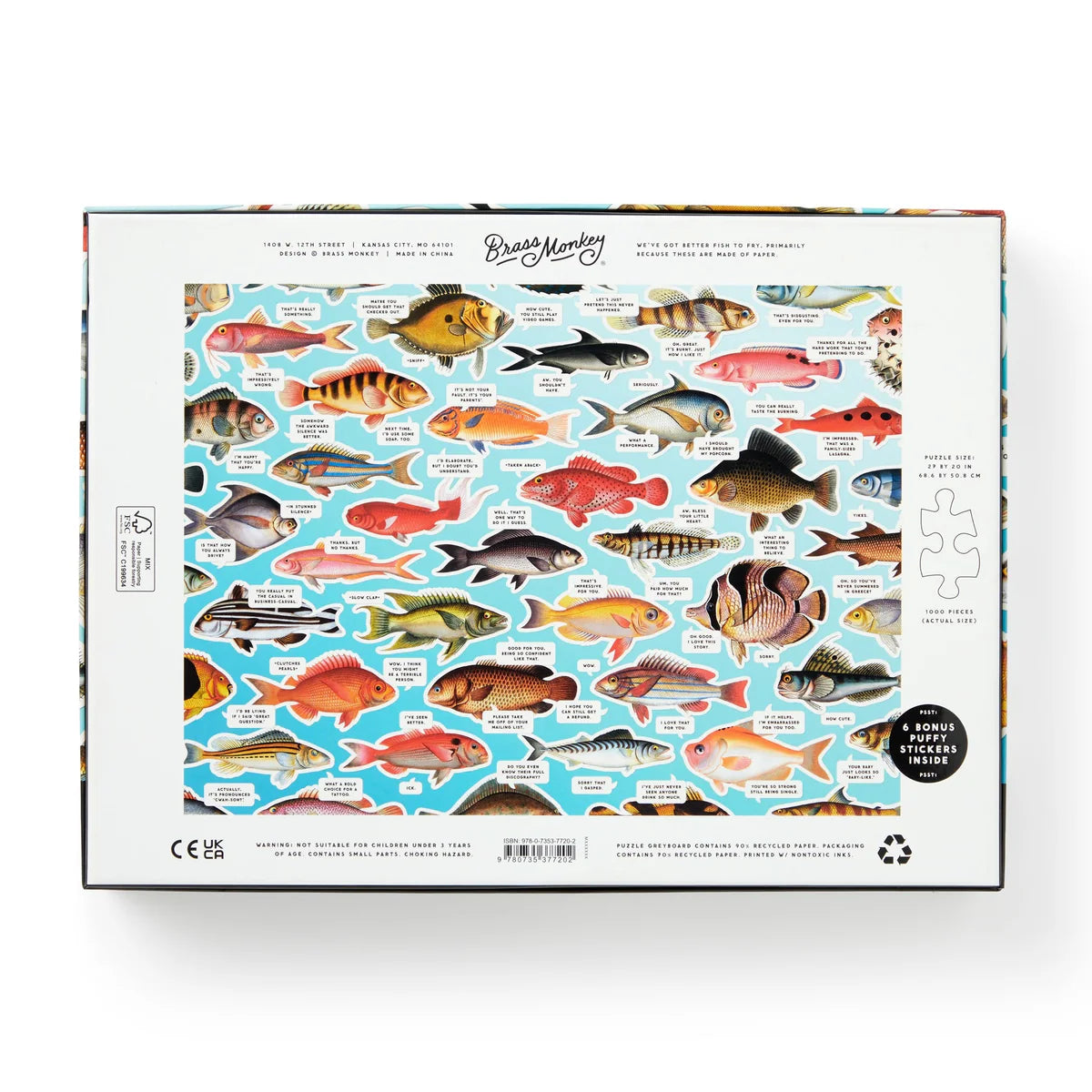 Judgy Fish 1000 Piece Puzzle
