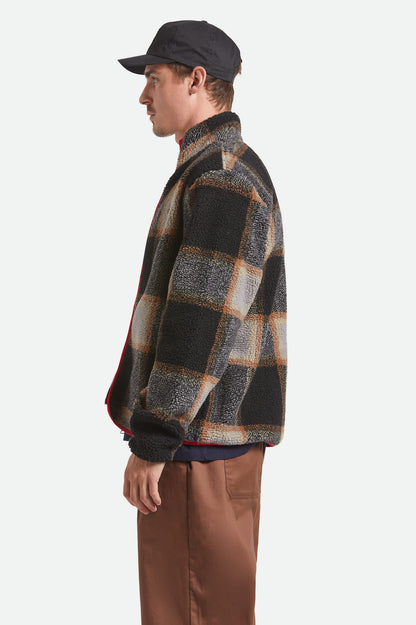Buffalo Plaid Sherpa - Black/Cream