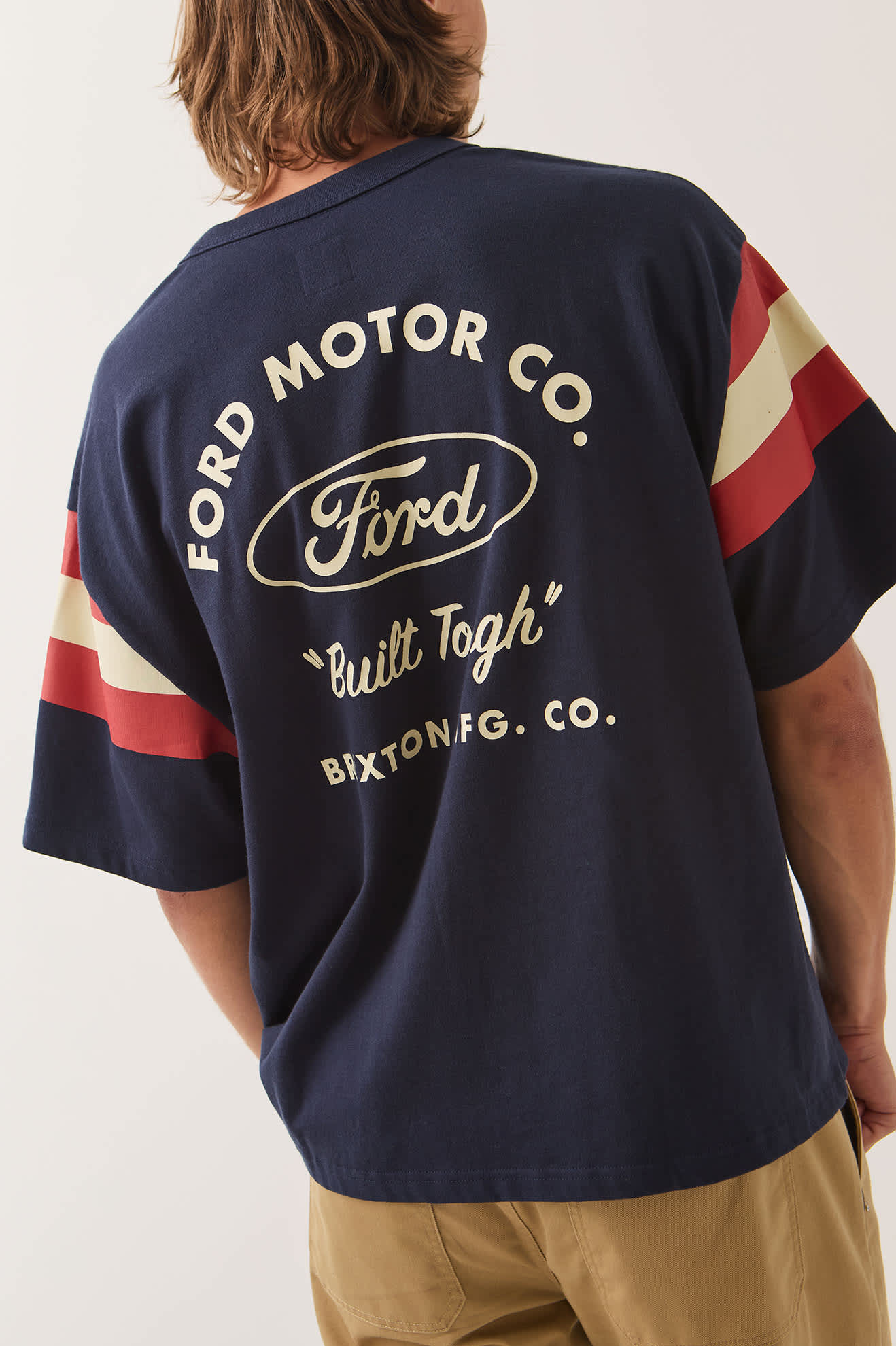 Ford Built Tough Jersey Tee - American Navy