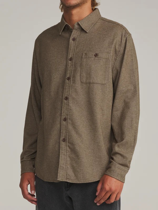Twiller Flannel - Vintage Khaki