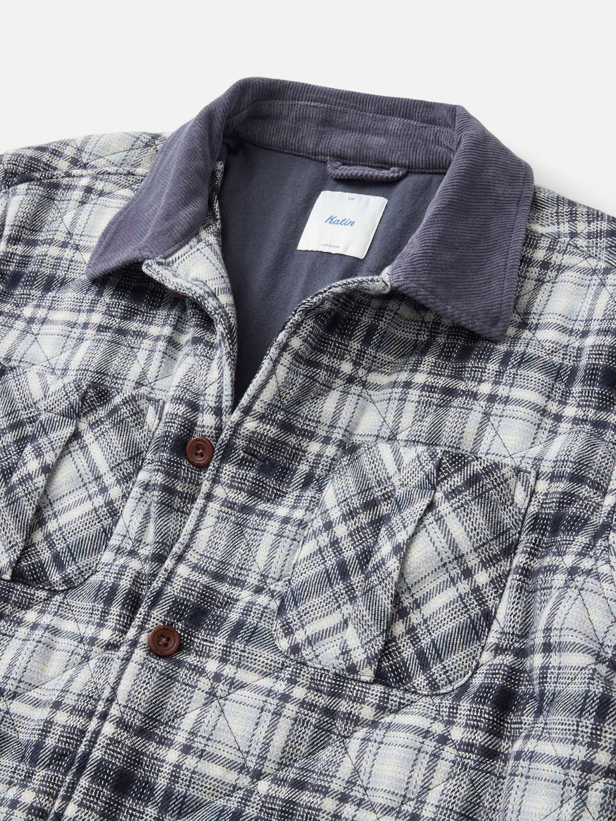 Charlie Shirt Jacket - Washed Blue