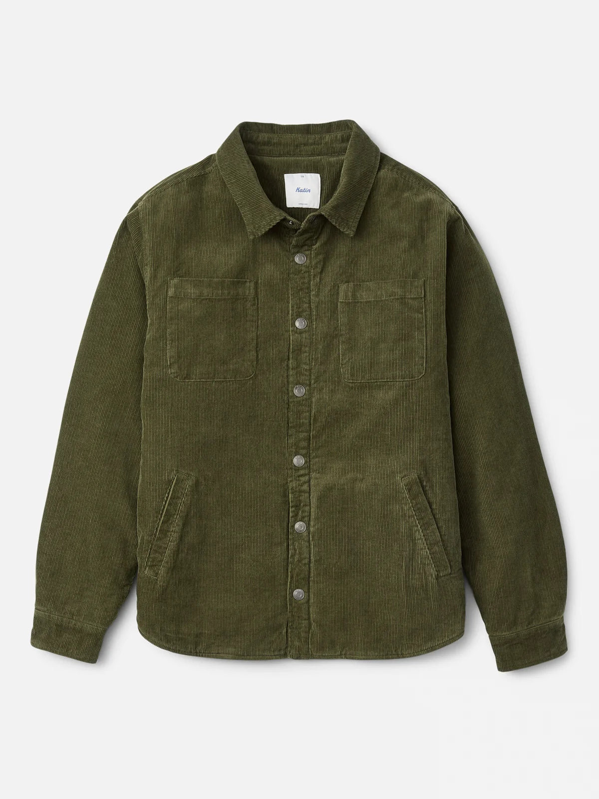 Harold Corduroy Shirt - Dark Olive