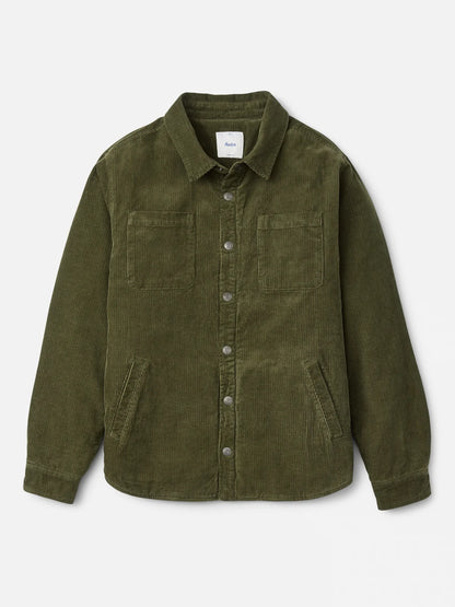 Harold Corduroy Shirt - Dark Olive