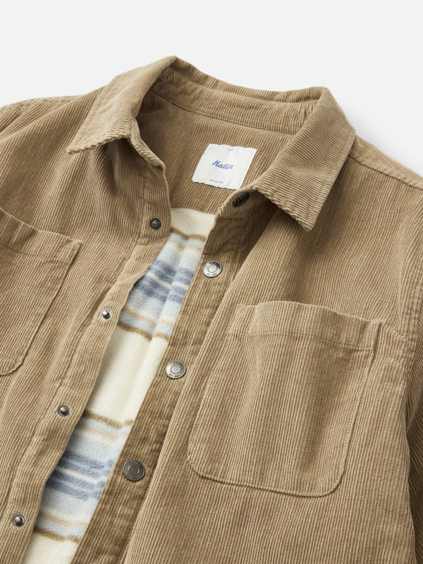 Harold Corduroy Shirt - Khaki