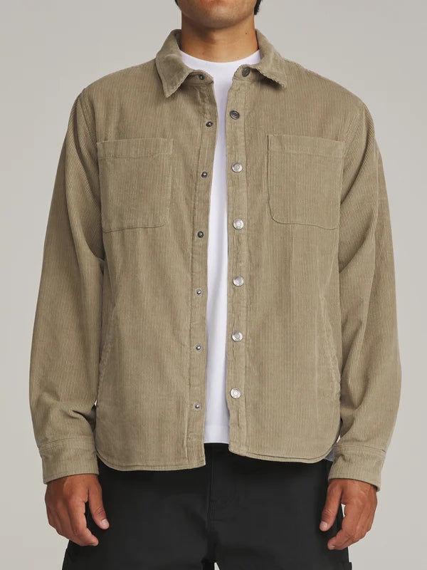 Harold Corduroy Shirt - Khaki