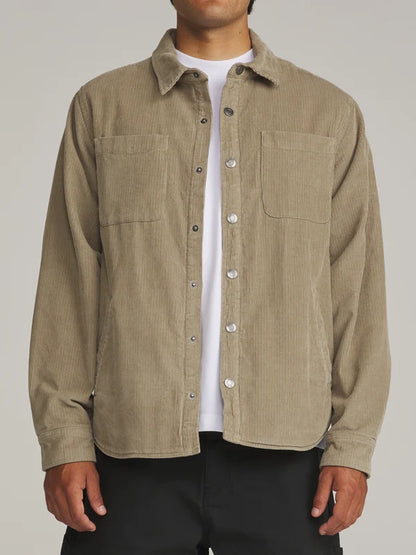 Harold Corduroy Shirt - Khaki