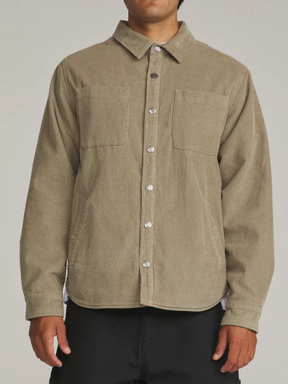 Harold Corduroy Shirt - Khaki