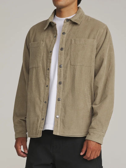 Harold Corduroy Shirt - Khaki