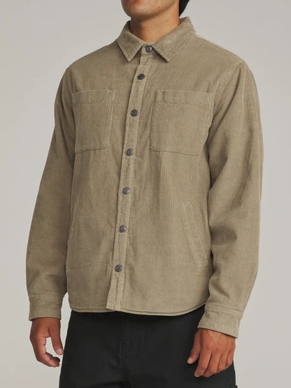 Harold Corduroy Shirt - Khaki