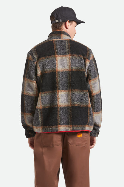 Buffalo Plaid Sherpa - Black/Cream