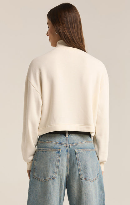 Feeling The Moment Sweatshirt - Sea Salt