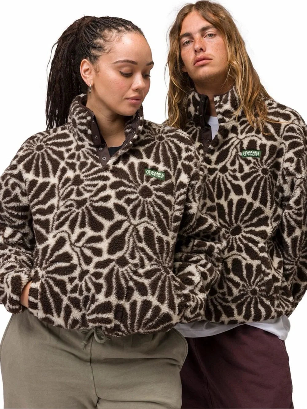 High Desert Wildflowers High Pile Fleece Jacket