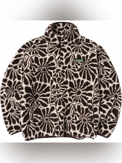 High Desert Wildflowers High Pile Fleece Jacket