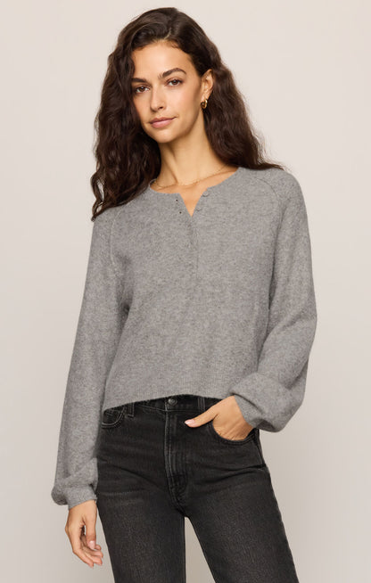 Westmont Henley Sweater - Classic Heather Grey