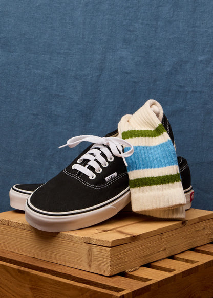 The Retro Stripe - Blue Chive