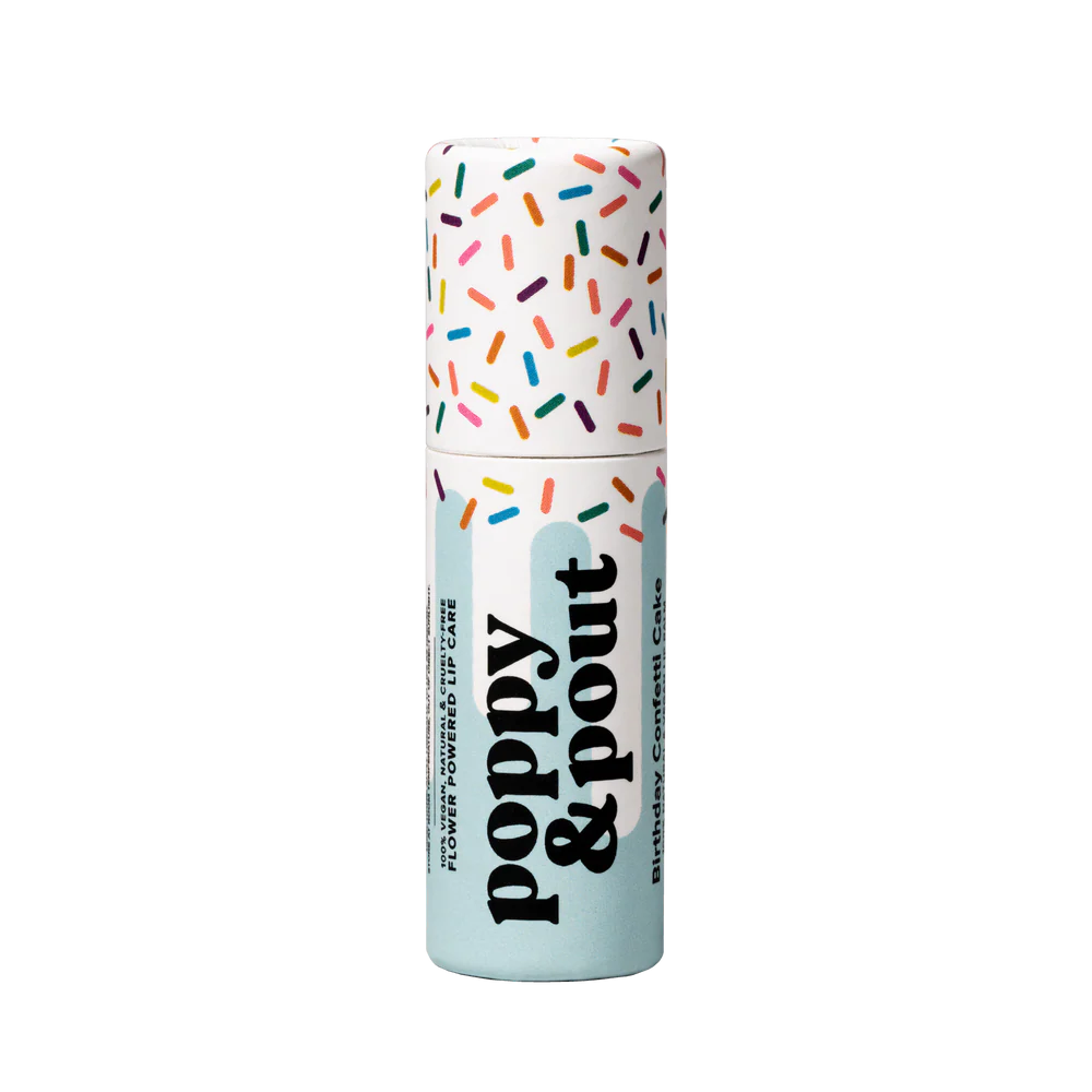 Lip Balm - Birthday Confetti Cake - Blue
