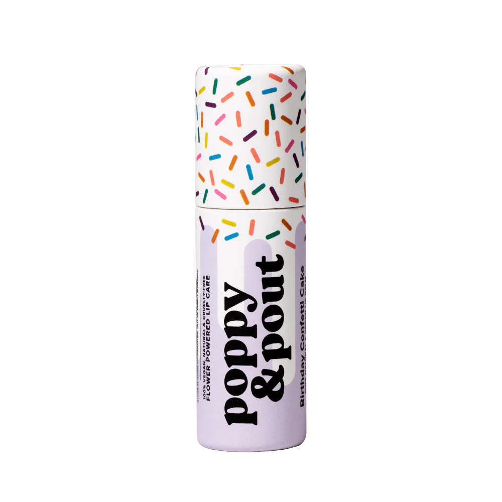 Lip Balm - Birthday Confetti Cake - Purple