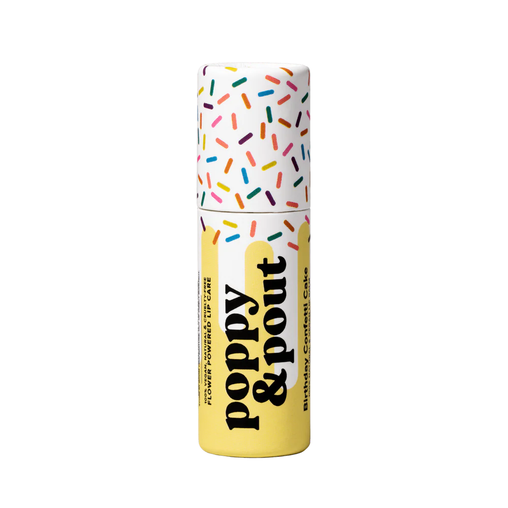 Lip Balm - Birthday Confetti Cake - Yellow