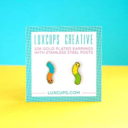 Gummy Worm Earrings