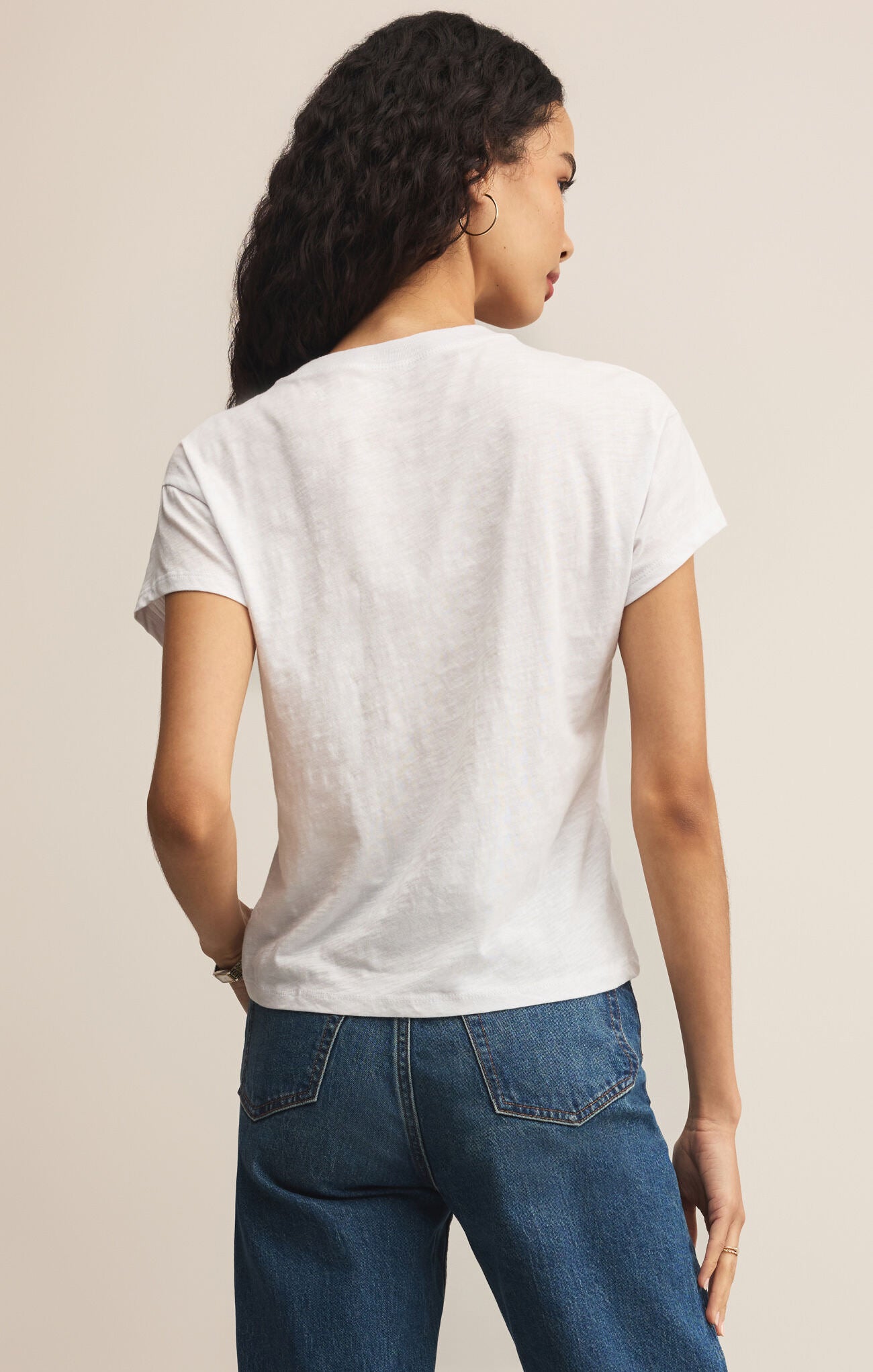 Modern Slub Tee - White