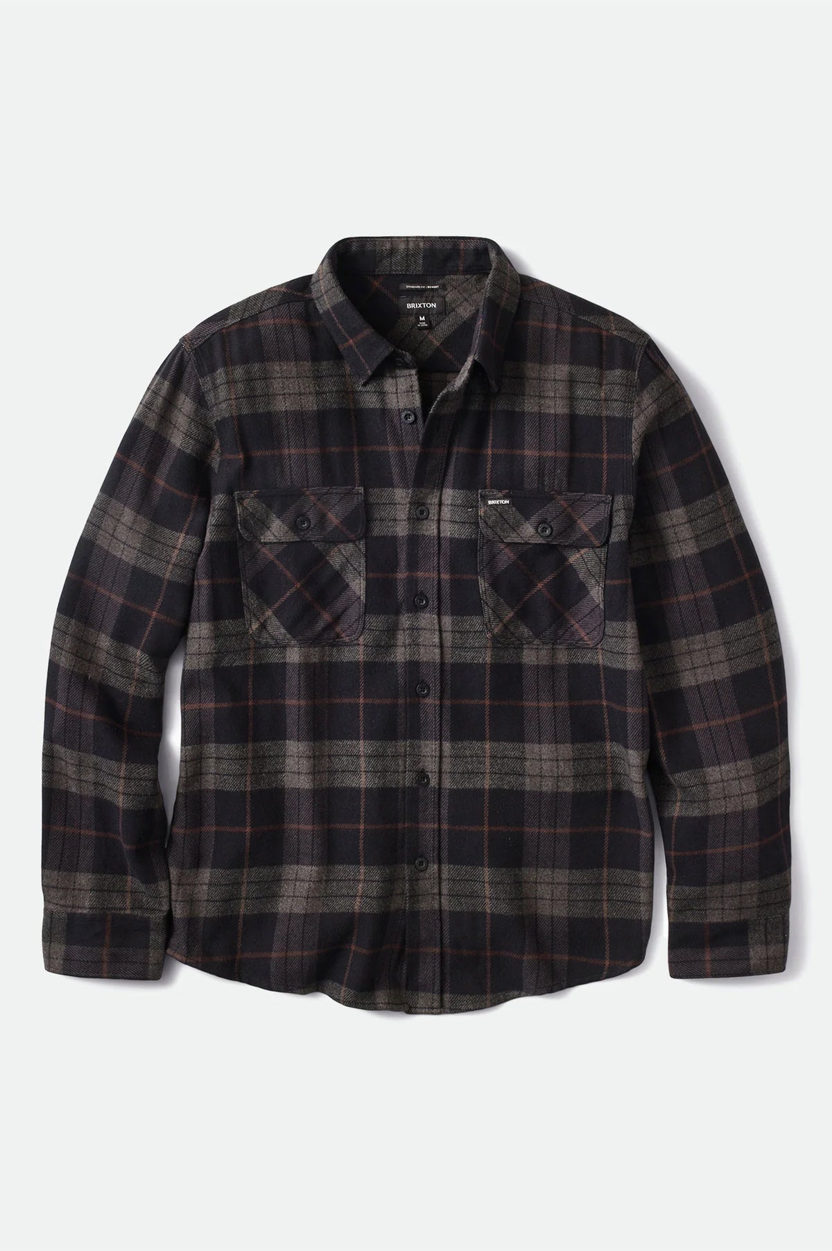 Bowery Flannel - Black/Charcoal